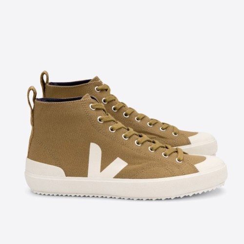 Veja Nova High Top Canvas Miesten Kengät Ruskea (Z47I46)